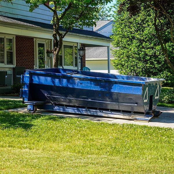 contact the residential dumpster company in advance to schedule delivery and pick-up times that work best for you